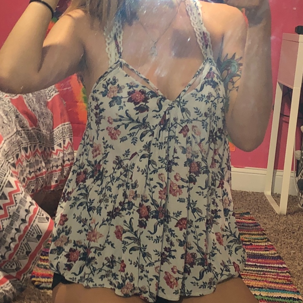 Floral Tank Top AEO